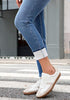 Women's High Waisted Fleece Lined Skinny Jeans Warm Stretch Denim Pants