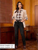Washed Black High Waist Denim Pants Straight Leg Comfort Stretch Jeans Full Length Jeans with Pockets Casual