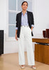 GRAPENT Women's High Waisted Wide Leg Work Pants | Elastic Back Waist, Front Pleated, Business Casual Office Outfits