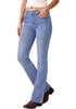 Lakeside Blue Women's Trendy Mid Rise Bootcut Jeans — Stretchy Western Denim Pants with 90s Vintage Flare & 30.5