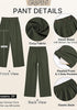 GRAPENT Women's High Waisted Wide Leg Work Pants | Elastic Back Waist, Front Pleated, Business Casual Office Outfits