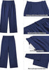 GRAPENT Women's Wide Leg Dress Pants | Pull On Closure, High Waisted, Elastic Back Waist, Front Pleated, Business Casual Office Wear