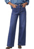 GRAPENT Women's High Waisted Wide Leg Jeans | Soft Stretch Denim, Patch Pocket, 29.5