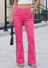 GRAPENT Women's Trendy High Rise Flare Jeans | Stretchy Denim, Wide Leg, 30.5