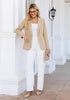 GRAPENT Women's Business Casual Blazer | Notched Lapel, Shoulder Pads, Single Button, 2 Pockets, Work Office Interview Outfits