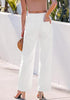 GRAPENT Women's High Rise Straight Wide Leg Jeans | Stretchy Denim, Elastic Waist, 29.5