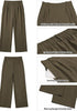 GRAPENT Women's Wide Leg Dress Pants | Pull On Closure, High Waisted, Elastic Back Waist, Front Pleated, Business Casual Office Wear