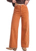 GRAPENT Women's High Waisted Wide Leg Baggy Jeans | Stretchy Denim, Adjustable Cinched Waist, 30
