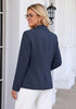 GRAPENT Women's Business Casual Blazer | Notched Lapel, Shoulder Pads, Single Button, 2 Pockets, Work Office Interview Outfits