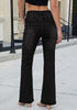 GRAPENT Women's Trendy High Rise Flare Jeans | Stretchy Denim, Wide Leg, 30.5
