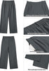 GRAPENT Women's Wide Leg Dress Pants | Pull On Closure, High Waisted, Elastic Back Waist, Front Pleated, Business Casual Office Wear