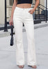 GRAPENT Women's Trendy High Rise Flare Jeans | Stretchy Denim, Wide Leg, 30.5