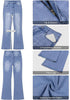 GRAPENT Women's Trendy High Rise Flare Jeans | Stretchy Denim, Wide Leg, 30.5