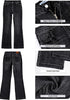Washed Black Women's Trendy Mid Rise Bootcut Jeans — Stretchy Western Denim Pants with 90s Vintage Flare & 30.5