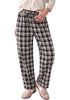 GRAPENT Women's High Waisted Plaid Barrel Pants | Tapered Wide Leg, Elastic Drawstring Waist, Front Pockets, Work Office Casual Fall Outfits