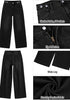 GRAPENT Women's High Waisted Wide Leg Baggy Jeans | Stretchy Denim, Adjustable Cinched Waist, 30