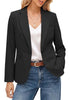 GRAPENT Women's Business Casual Blazer | Notched Lapel, Shoulder Pads, Single Button, 2 Pockets, Work Office Interview Outfits