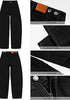True Black Women's Trendy Barrel Jeans — High Waisted Baggy Wide Leg Denim Pants with Cinched Waist, Front Seam & Ankle Length