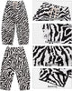GRAPENT Women's High Waisted Zebra Print Barrel Jeans | Stretchy Denim, Drawstring Elastic Waist, Pull On, 27