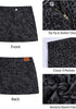 Gray Cheetah Print Mini Skirt for Women High Waist Stretchy 90s Animal Print Short Skirt Fall Country Concert Outfit Western Style