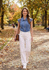 GRAPENT Women's High Rise Wide Leg Jeans | Stretchy Denim, Adjustable Cinch Waist, 30