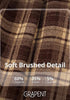 GRAPENT Women's High Waisted Plaid Barrel Pants | Tapered Wide Leg, Elastic Drawstring Waist, Front Pockets, Work Office Casual Fall Outfits