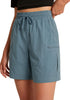 LookbookStore Women's Goblin Blue 7 Inch High Waisted Cargo Shorts, Lightweight Quick Dry Hiking Golf Summer Casual Outdoor Shorts with Pockets