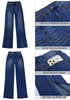 Nightfall Blue Women's Brief High Waisted Flex Breathable Straight Leg Denim Pant