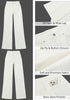 Brilliant White Women's Brief High Waisted Flex Breathable Straight Leg Denim Pant