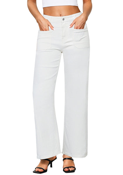 Cream White Irresistible Vintage Shaping All Season Original Fit Jean High Rise