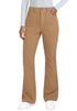 Tan Women's High Quality Corduroy Pants High Waist Winter Flared Pants Carry Pockets