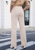 Turtledove Women's Wide Leg Corduroy Pants Fashion High Waisted Pants with Pockets