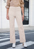 Turtledove Women's Wide Leg Corduroy Pants Fashion High Waisted Pants with Pockets