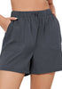 Dark Gray for Women's Comfy Drawstring Dri-Fit Elastic Waist Shorts Lounge Sports Wear