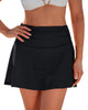LookbookStore womens High Waist Ruched Swim Skirt Tankini Bottom Bathing Suit Skort for Beach Vacation