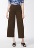 Brown Women's Workwise High Rise Slacks Wide Trouser Pant Trousers Wideleg