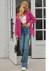 Magenta Blazer Jackets for Women Business Casual Outfits Work Office Blazers Lightweight Dressy Suits with Pocket