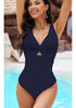 LookbookStore Navy Blue Women's Mega Stretch Bikini Set Fully Swimsuit