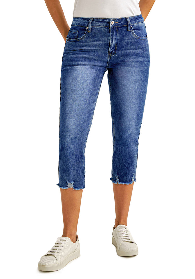 Womens Wide Leg Baggy Jeans Skater Jeans High Waisted Ripped Denim Pants  Women's Jeans Light Blue M - Walmart.com