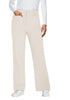 Turtledove Fashionable High Waisted Wide Leg Trousers for Women Elastic Waist Loose Fit Corduroy Pants