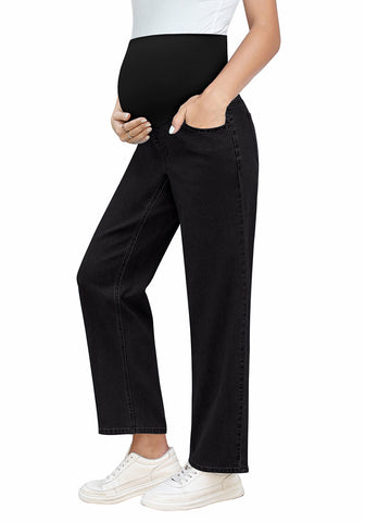True Black For Women's Maternity Plus Size Vintage All Season Mom Jean Ankle Pant