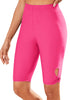 Magenta for Women's Legging Swim Pant Mid Waist Modest Mega Stretch