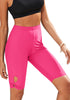 Magenta for Women's Legging Swim Pant Mid Waist Modest Mega Stretch