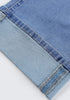Medium Blue Women's Fashionable High Waisted Wide Leg Jeans Casual Jeans Versatile for Commuting