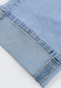 Lakeside Blue Women's Fashionable High Waisted Wide Leg Jeans Casual Jeans Versatile for Commuting