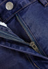 Darkness Blue Women's Fashionable High Waisted Wide Leg Jeans Casual Jeans Versatile for Commuting