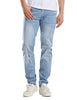Men's Light Blue Casual Ripped Skinny Jeans