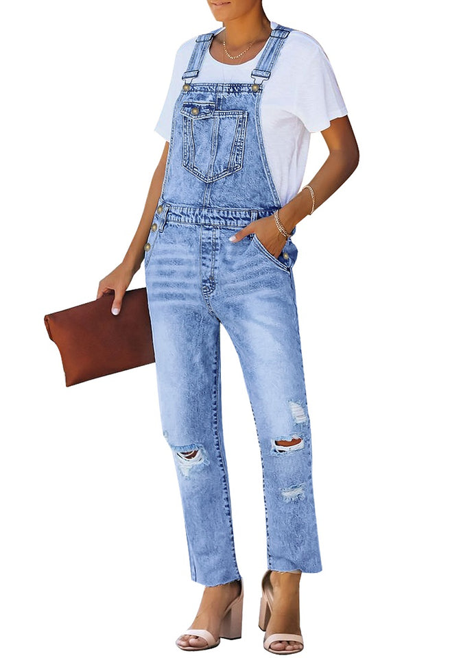 Judy Blue Keep it Fresh Distressed Overalls | Social + Co Boutique