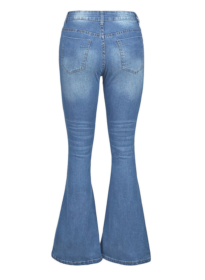 Buy online Women's Plain Bootcut Jeans from Jeans & jeggings for Women by  Tarama for ₹1439 at 28% off | 2024 Limeroad.com