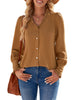 Womens Business Casual Tops Work Blouses Button Down Long Sleeve Dressy Shirt